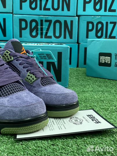 Новые Оригинальные Nike Air Jordan 4 Canyon Purple