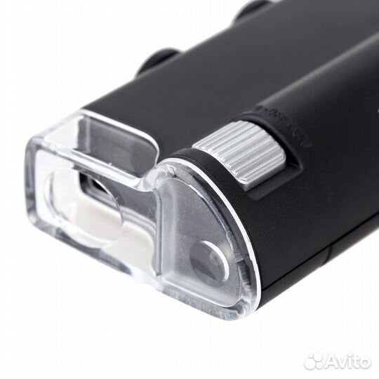 Карманный микроскоп лупа с увеличением 100X (240Х)