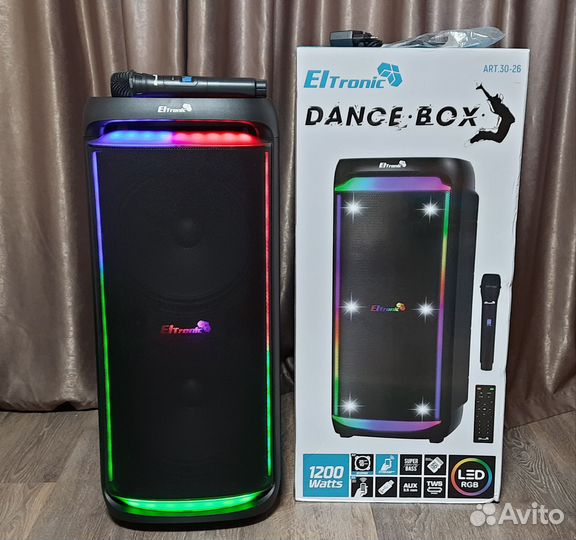 Большая мощная блютуз колонка 120 Вт