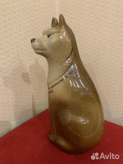 Волк керамическая фарфоровая скульптура