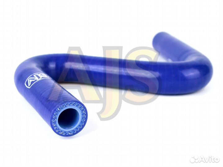 Патрубок водостойкий универсальный Z-образный 12мм черный