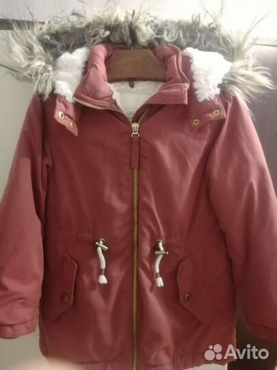 Куртка парка HM для девочки 110 размер