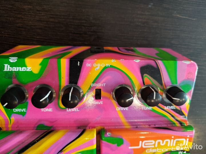 Ibanez Jemini Distortion Effect Pedal Steve Vai