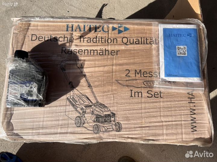 Газонокосилка haitec ht-rm420 самоходная
