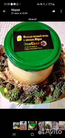 Пыльца сосновая с медом