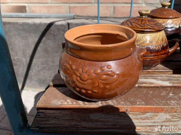 Глиняные горшки для запекания СССР