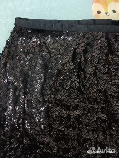 Юбка с паетками48