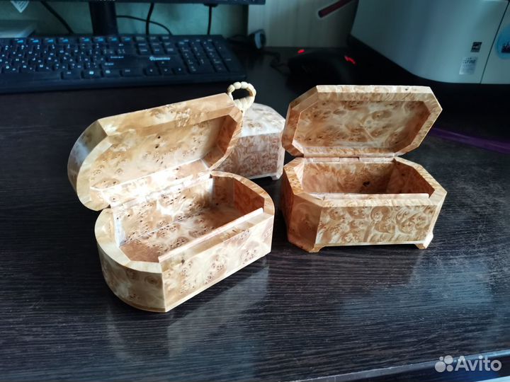 Шкатулка из берёзового капа