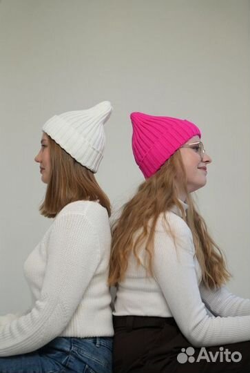 Шапки с отворотом зимние
