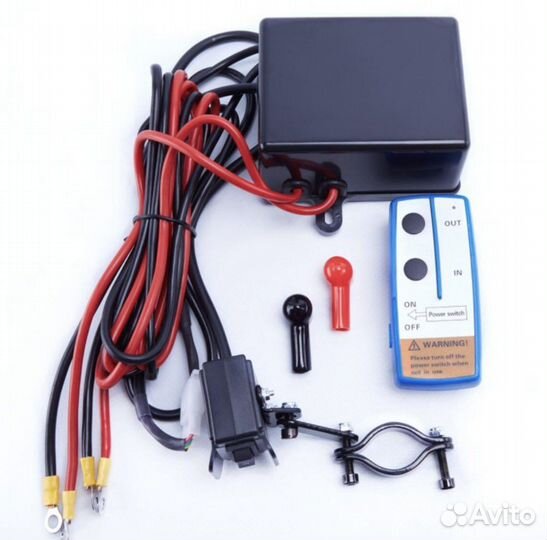 Лебедка электрическая 12v 4000 2 тонны