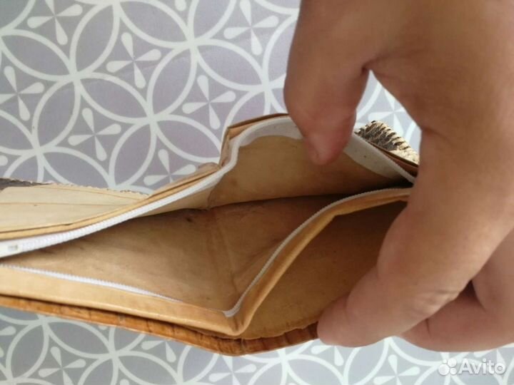 Портмоне мужской натуральная змеинная кожа(Африка)