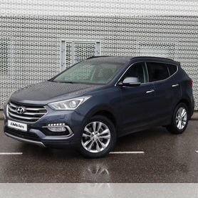 Hyundai Santa Fe 2.2 AT, 2017, 76 337 км