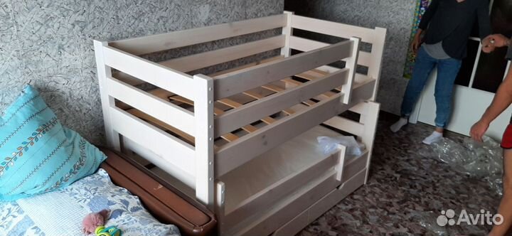 Кровать двухъярусная выкатная Вирсавия