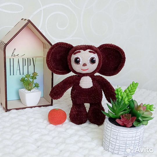 Чебурашка плюшевый