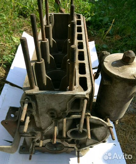 Блок мотора Волга. УАЗ