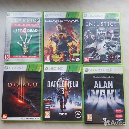 Диски на xbox 360