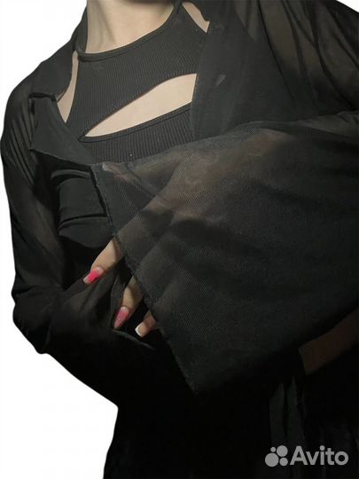 Топ с длинным рукавом y2k