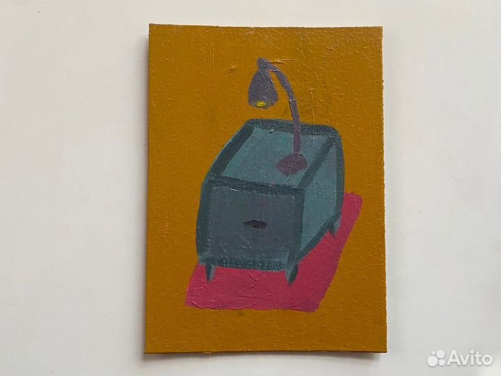 Картина на грунтованном картоне