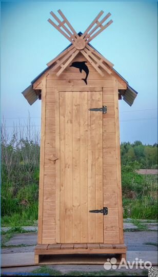 Уличный туалет с установкой