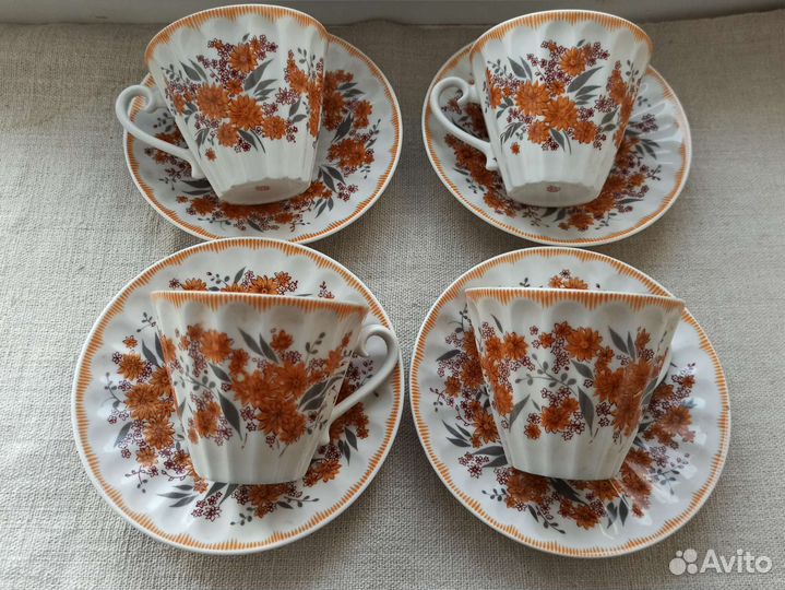 Чайные пары. лфз. пз. роспись. деколь