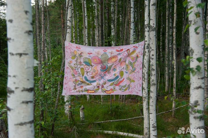 Картина гобелен ткань