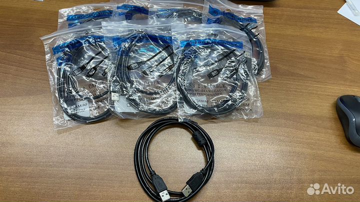 От 30шт кабель удлинитель USB 2.0 папа-папа новые