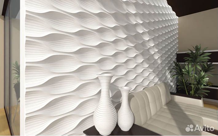 3d гипсовые панели