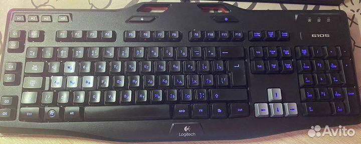 Механическая игровая клавиатура logitech g105
