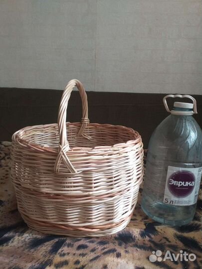 Корзина плетеная для грибов