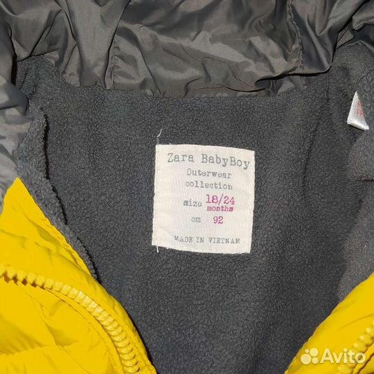 Куртка zara 92 + джинсы 92