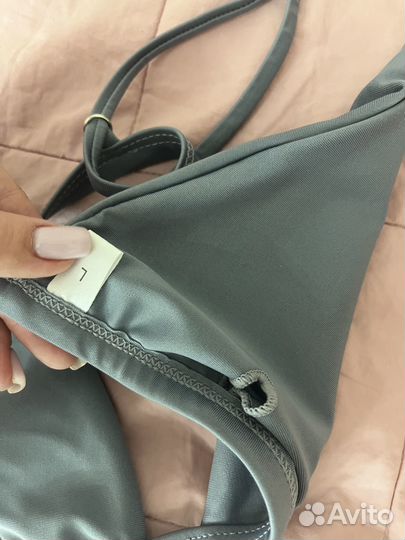 Купальник новый серый