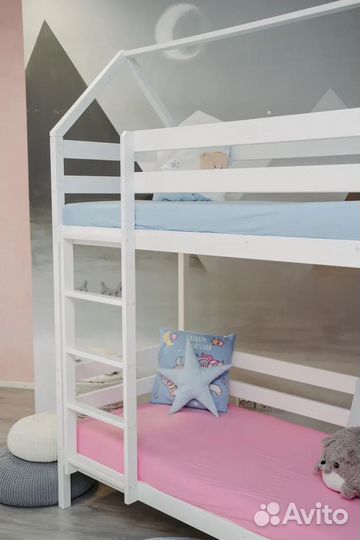 Детская кроватка - Двухэтажный домик
