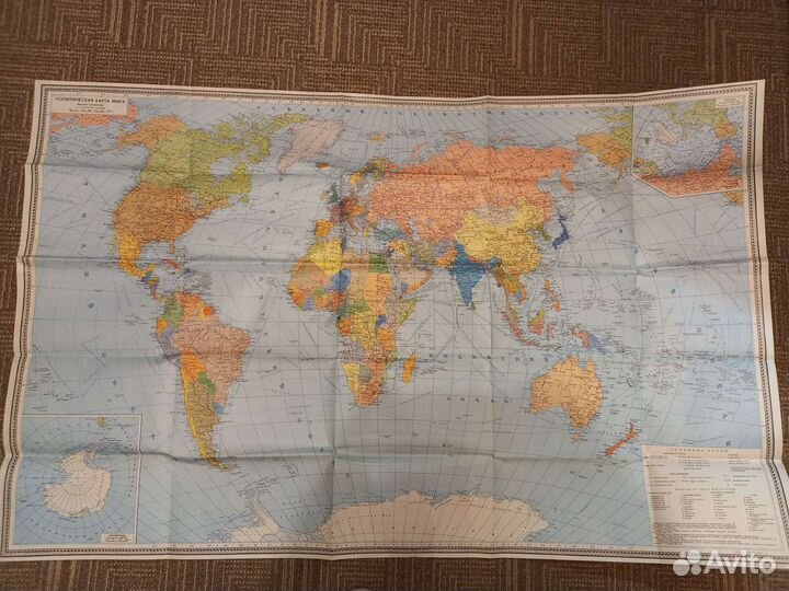 Карты мира и России (и отдельных частей)