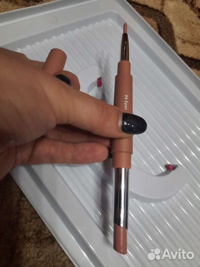 2 в 1 карандаш для губ + помада