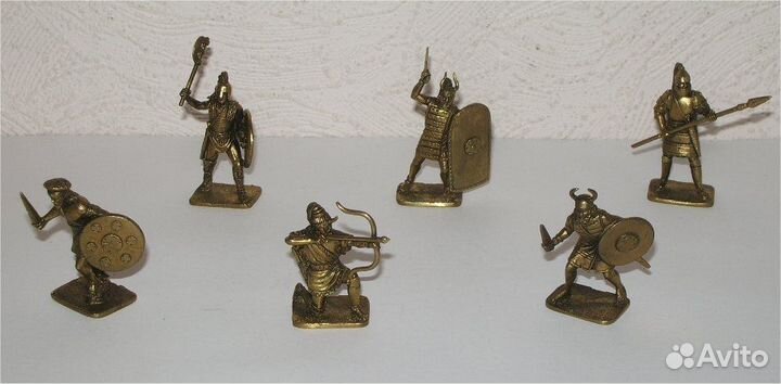 Солдатики Бронзовая Коллекция русичи микены моряки