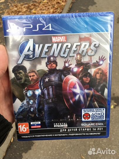 PS4 игра Marvel Мстители
