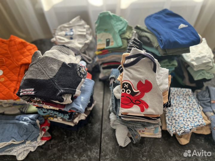 Детские вещи пакетом на мальчика 0-2 лет