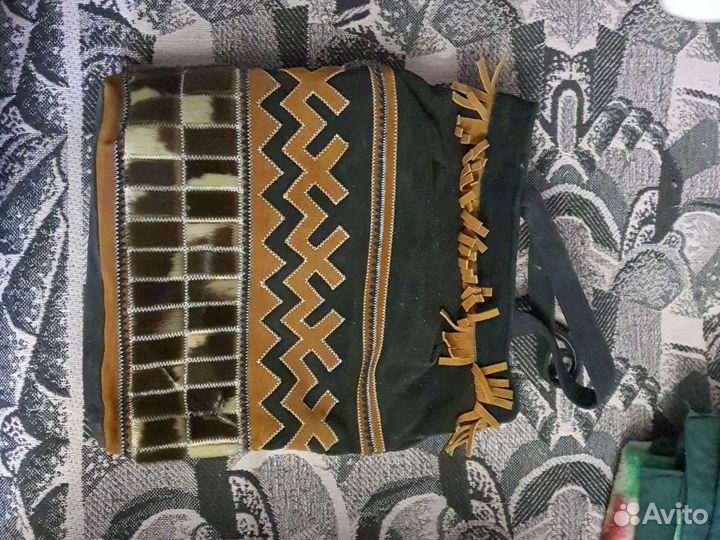 Сумка нат. Замша и мех СССР