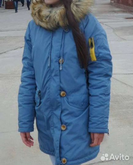 Детская Куртка парка для девочки 152 158