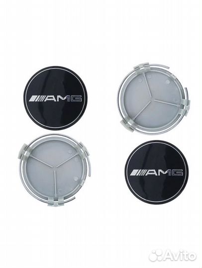 Заглушки колеса Mercedes AMG (75mm)