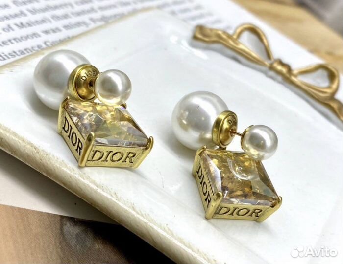 Серьги dior диор элитные