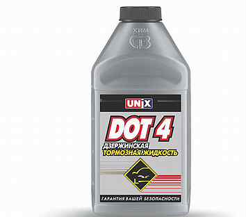 Тормозная жидкость unix дот-4 910 гр