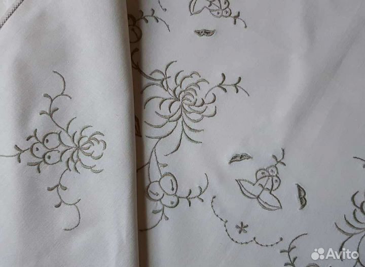 Скатерти винтаж вышивка мадейра