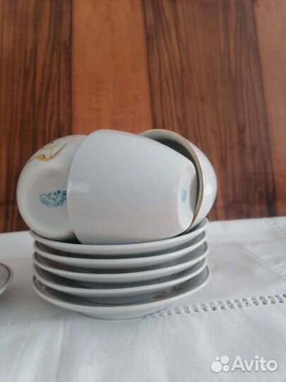 Посуда СССР. Кофейный сервиз Кндр