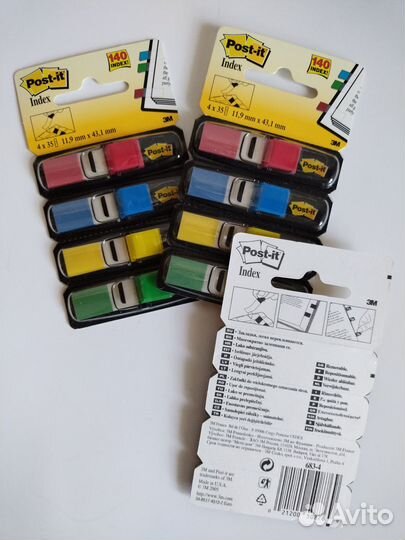 Грифели для карандашей, клейкие закладки, ластики