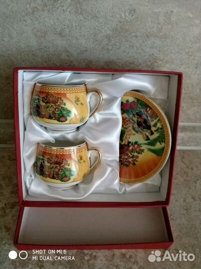 Кофейные чашечки 2шт фарфор