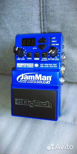 Педаль digitech jamman solo XT stereo (лупер )