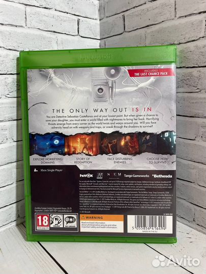 The Evil Within 2 Игра Xbox One и Xbox Series X