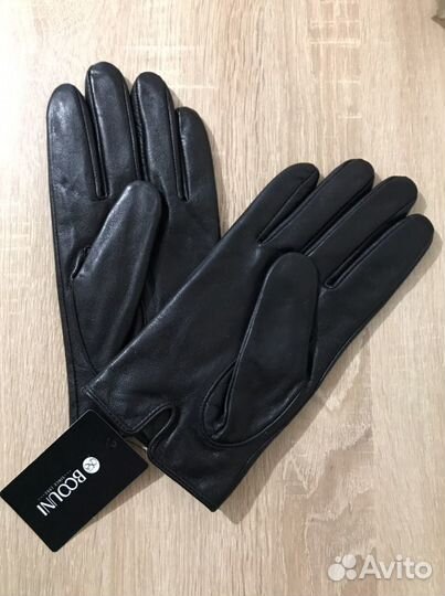 Перчатки кожаные