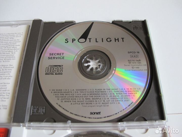 CD Secret Service Spotlight 1990 Sonet фирма